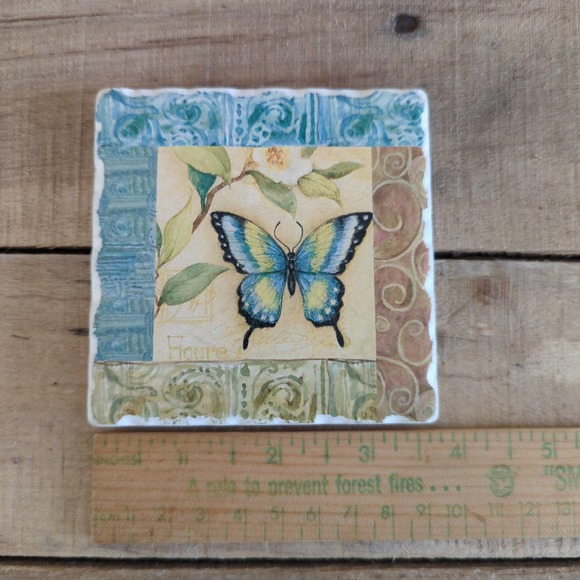 2020 Susan Winget Nature Garden by Certified International Ceramic Coasters - Picture 11 of 11